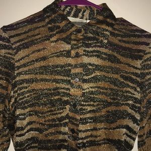 Sheer Leopard Blouse